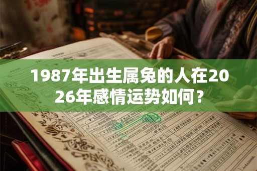 1987年出生属兔的人在2026年感情运势如何？