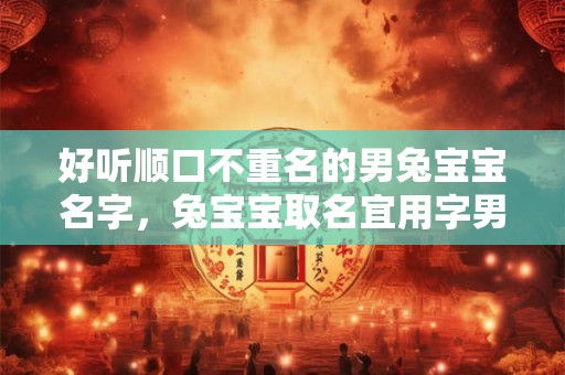 好听顺口不重名的男兔宝宝名字，兔宝宝取名宜用字男孩