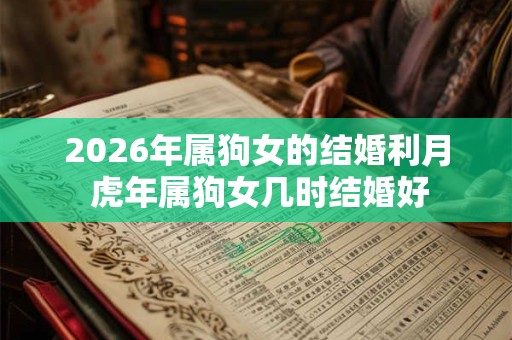 2026年属狗女的结婚利月 虎年属狗女几时结婚好