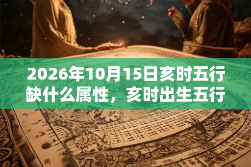 2026年10月15日亥时五行缺什么属性，亥时出生五行缺什么