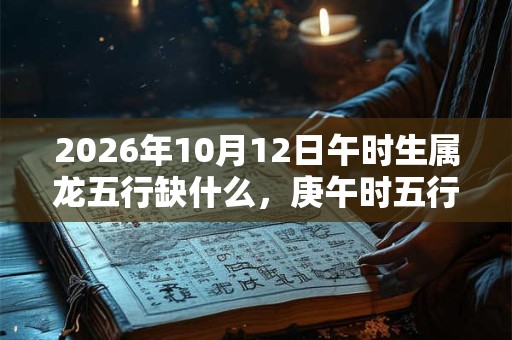 2026年10月12日午时生属龙五行缺什么，庚午时五行缺什么