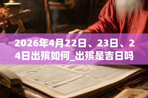 2026年4月22日、23日、24日出殡如何_出殡是吉日吗