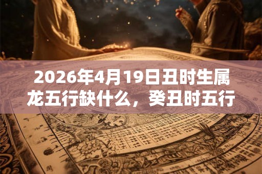 2026年4月19日丑时生属龙五行缺什么，癸丑时五行缺什么