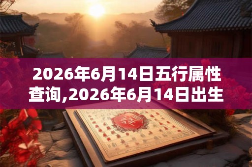 2026年6月14日五行属性查询,2026年6月14日出生五行属什么