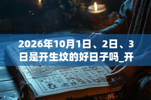 2026年10月1日、2日、3日是开生坟的好日子吗_开生坟可以吗