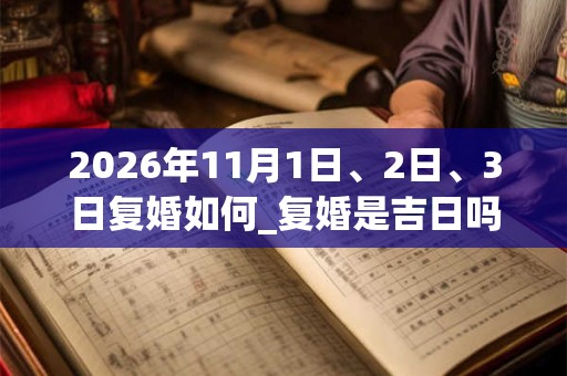 2026年11月1日、2日、3日复婚如何_复婚是吉日吗
