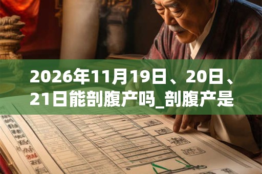2026年11月19日、20日、21日能剖腹产吗_剖腹产是吉日吗