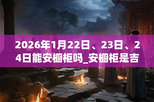 2026年1月22日、23日、24日能安橱柜吗_安橱柜是吉日吗