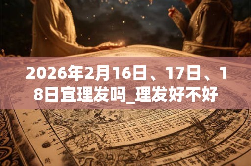 2026年2月16日、17日、18日宜理发吗_理发好不好