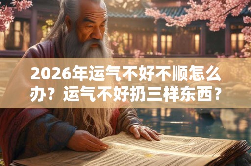 2026年运气不好不顺怎么办？运气不好扔三样东西？