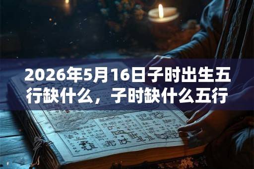 2026年5月16日子时出生五行缺什么，子时缺什么五行