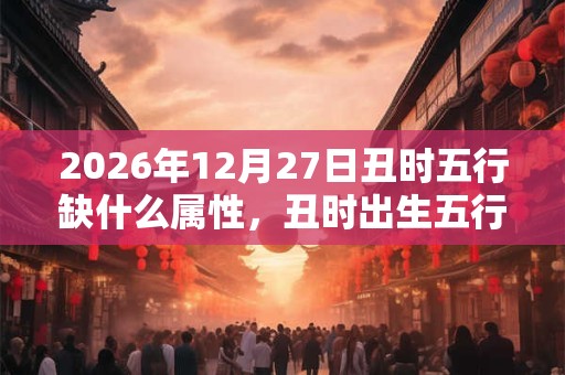 2026年12月27日丑时五行缺什么属性，丑时出生五行缺什么
