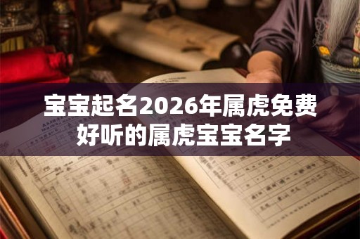 宝宝起名2026年属虎免费 好听的属虎宝宝名字