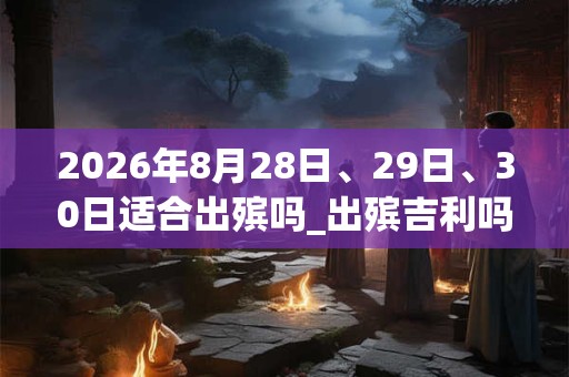 2026年8月28日、29日、30日适合出殡吗_出殡吉利吗