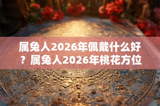 属兔人2026年佩戴什么好？属兔人2026年桃花方位