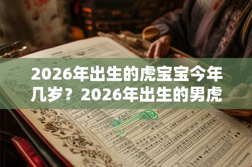 2026年出生的虎宝宝今年几岁？2026年出生的男虎命怎么样？