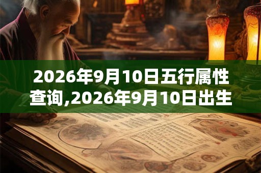 2026年9月10日五行属性查询,2026年9月10日出生五行属什么