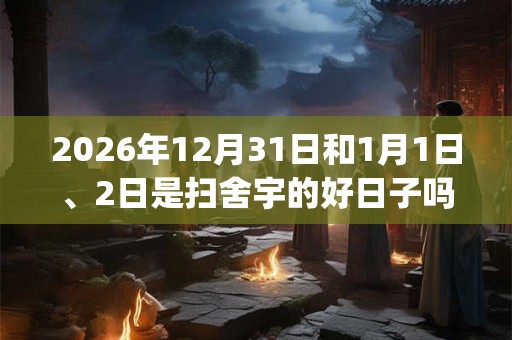2026年12月31日和1月1日、2日是扫舍宇的好日子吗_扫舍宇可以吗