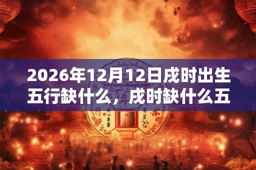 2026年12月12日戌时出生五行缺什么,戌时缺什么五行 2026年12月12日戌时出生五行缺什么,戌时缺什么五行