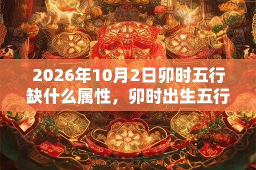 2026年10月2日卯时五行缺什么属性，卯时出生五行缺什么