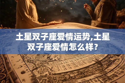 土星双子座爱情运势,土星双子座爱情怎么样？