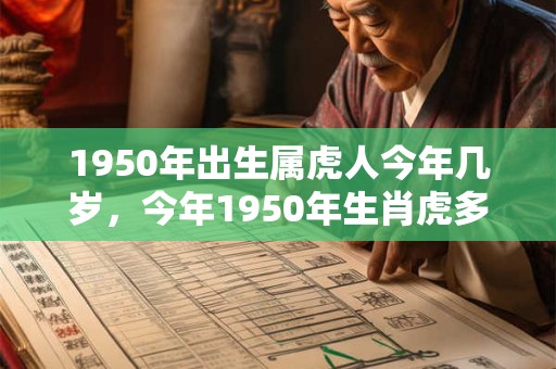 1950年出生属虎人今年几岁，今年1950年生肖虎多大