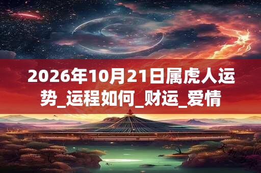 2026年10月21日属虎人运势_运程如何_财运_爱情