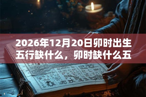 2026年12月20日卯时出生五行缺什么，卯时缺什么五行