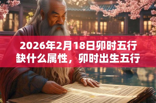 2026年2月18日卯时五行缺什么属性,卯时出生五行缺什么 2026年2月18日卯时五行缺什么属性,卯时出生五行缺什么