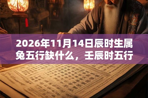 2026年11月14日辰时生属兔五行缺什么,壬辰时五行缺什么 2026年11月14日辰时生属兔五行缺什么,壬辰时五行缺什么