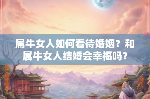 属牛女人如何看待婚姻？和属牛女人结婚会幸福吗？