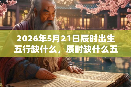 2026年5月21日辰时出生五行缺什么，辰时缺什么五行