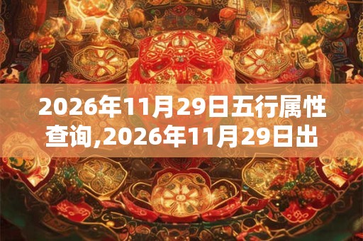 2026年11月29日五行属性查询,2026年11月29日出生五行属什么