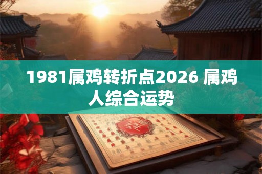 1981属鸡转折点2026 属鸡人综合运势
