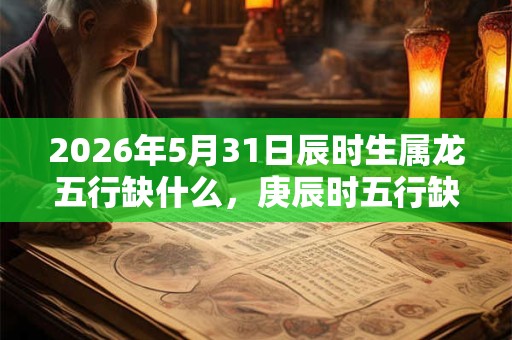 2026年5月31日辰时生属龙五行缺什么，庚辰时五行缺什么