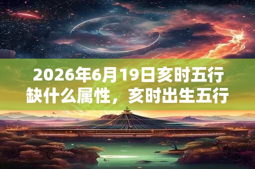 2026年6月19日亥时五行缺什么属性,亥时出生五行缺什么 2026年6月19日亥时五行缺什么属性,亥时出生五行缺什么