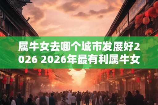 属牛女去哪个城市发展好2026 2026年最有利属牛女的方向