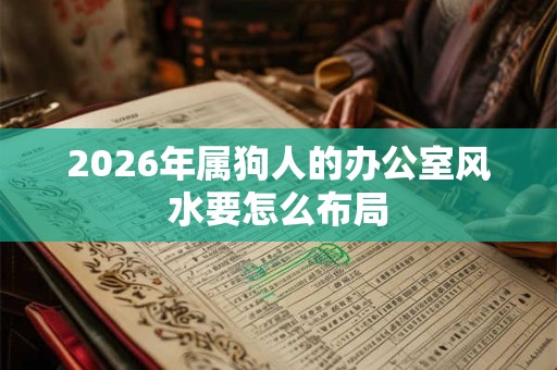 2026年属狗人的办公室风水要怎么布局 2026年属狗人的办公室风水要怎么布局