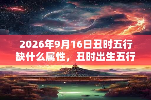 2026年9月16日丑时五行缺什么属性，丑时出生五行缺什么
