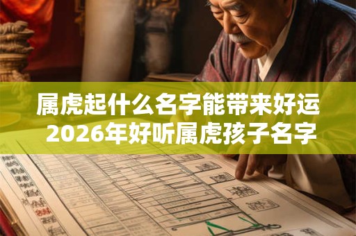属虎起什么名字能带来好运 2026年好听属虎孩子名字 属虎起什么名字能带来好运 2026年好听属虎孩子名字