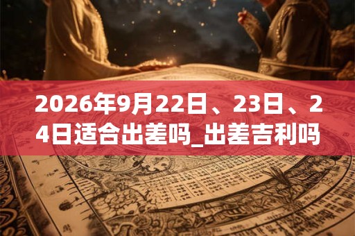 2026年9月22日、23日、24日适合出差吗_出差吉利吗 2026年9月22日、23日、24日适合出差吗_出差吉利吗