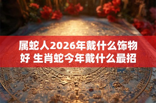 属蛇人2026年戴什么饰物好 生肖蛇今年戴什么最招财 属蛇人2026年戴什么饰物好 生肖蛇今年戴什么最招财