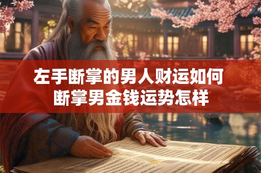左手断掌的男人财运如何 断掌男金钱运势怎样 左手断掌的男人财运如何 断掌男金钱运势怎样