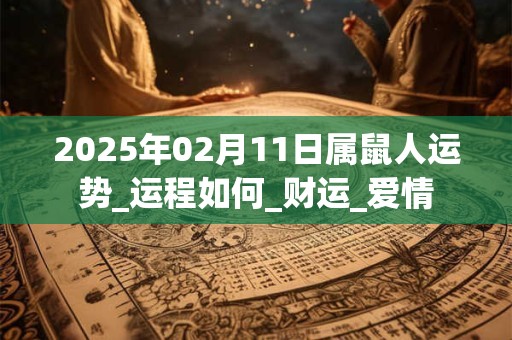 2025年02月11日属鼠人运势_运程如何_财运_爱情