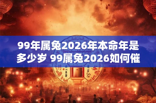 99年属兔2026年本命年是多少岁 99属兔2026如何催旺运势