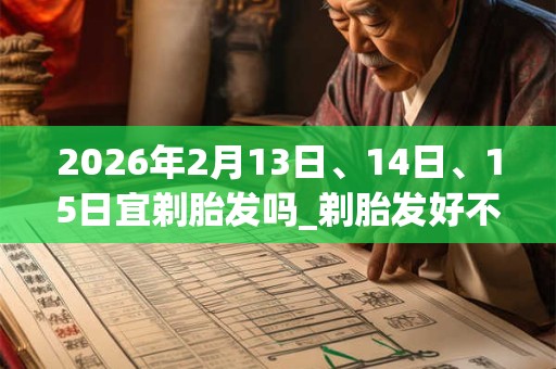 2026年2月13日、14日、15日宜剃胎发吗_剃胎发好不好 2026年2月13日、14日、15日宜剃胎发吗_剃胎发好不好