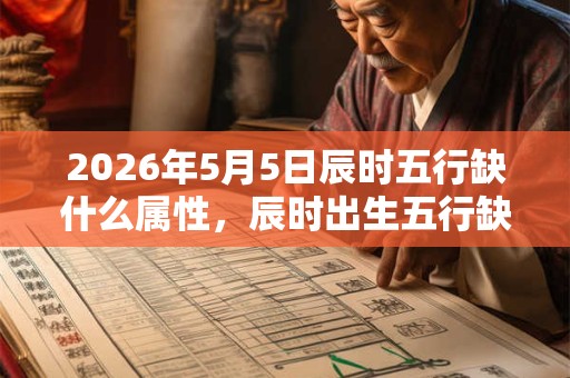 2026年5月5日辰时五行缺什么属性，辰时出生五行缺什么
