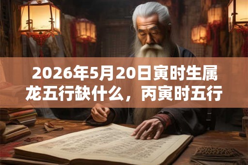 2026年5月20日寅时生属龙五行缺什么，丙寅时五行缺什么