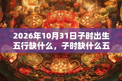 2026年10月31日子时出生五行缺什么，子时缺什么五行
