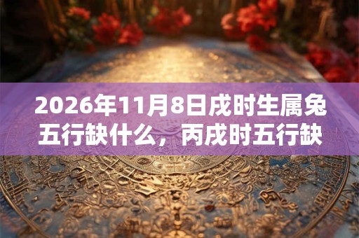 2026年11月8日戌时生属兔五行缺什么，丙戌时五行缺什么